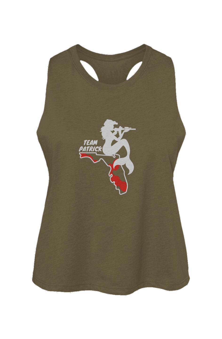 Womans crop tank mermaid