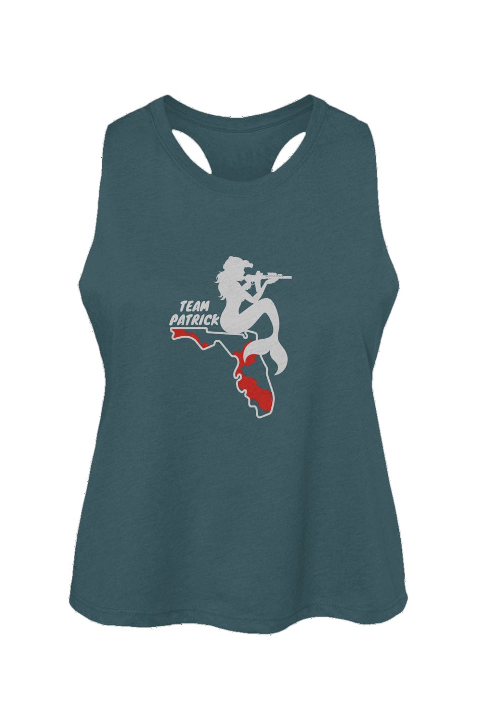 Womans crop tank mermaid