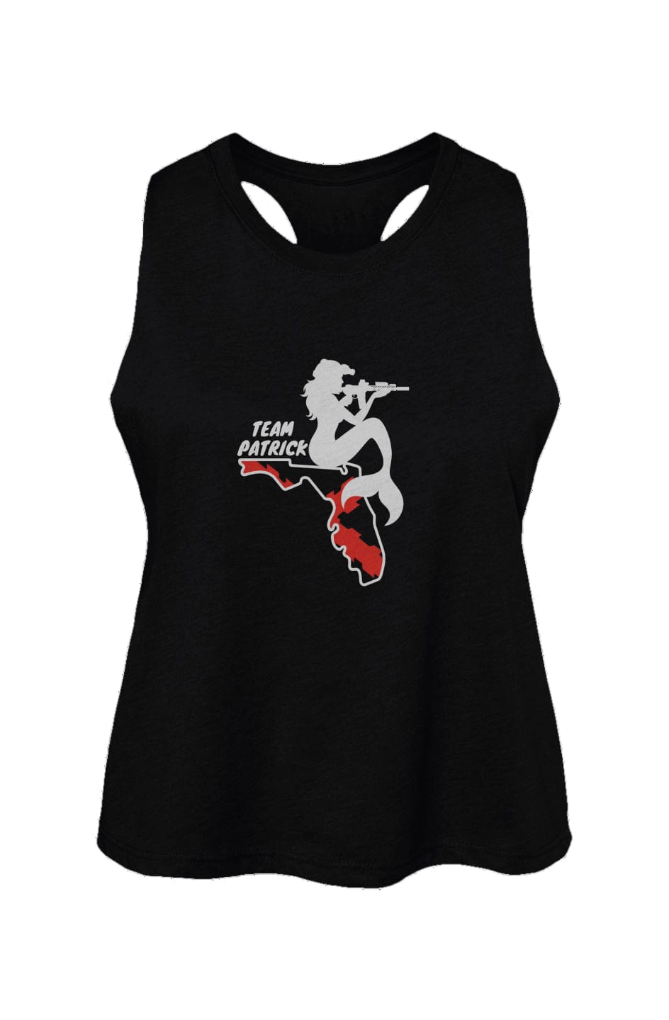 Womans crop tank mermaid