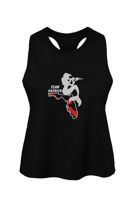 Womans crop tank mermaid