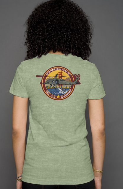 Helicopter Shark 25th Anniversary Memorial Shirt